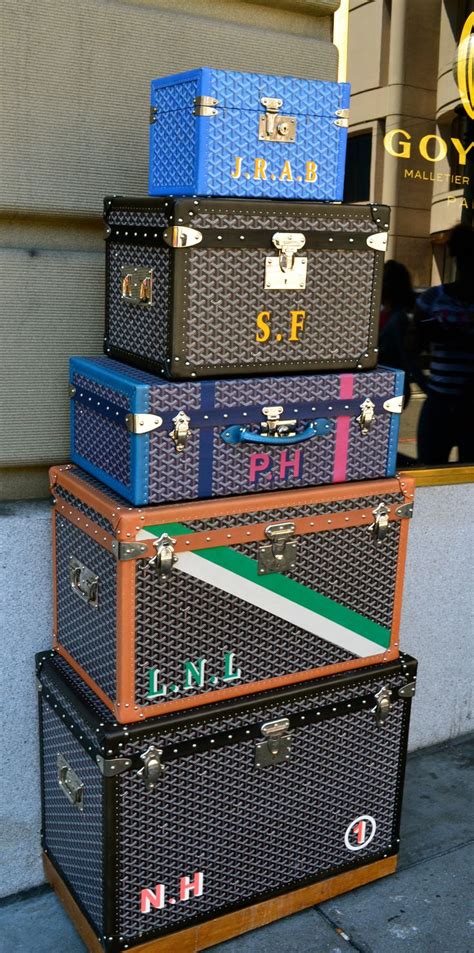 san francisco goyard|Goyard suitcases.